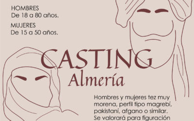 CERRADO — CASTING RODAJE (ALMERÍA) – HOMBRES Y MUJERES PEQUEÑAS PARTES/FIGURACIÓN ESPECIAL